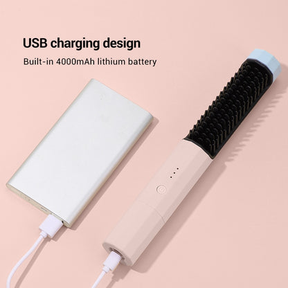 2-in-1 Wireless Curler Straightener